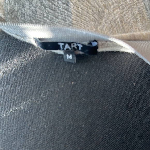 Tart Collection Light Gray Striped Long Maxi Skirt - Picture 6 of 12